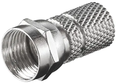 Image de goobay Connecteur F à visser 7,3 mm zinc (Bulk)
