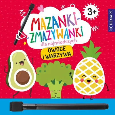 Image de Mazanki-zmazywanki dla najmłodszych Owoce i warzywa