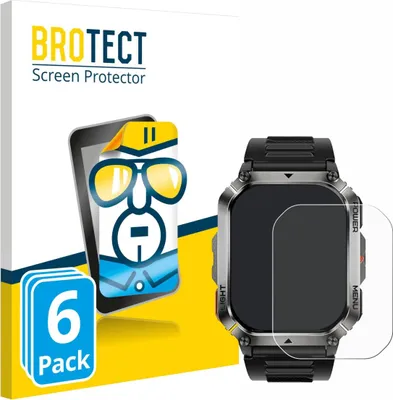 Produktbild von 6x Für Iowodo W70pro 2.01" Schutzfolie BROTECT Displayschutz Display Schutz Folie Klar Transparent