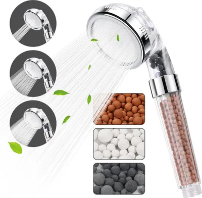 Produktbild von Handdusche mit Filtration - Wassersparend und 3 Strahlarten