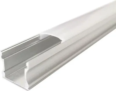 Produktbild von Aluminiumprofil 2m für LED-Streifen Opake Abdeckung