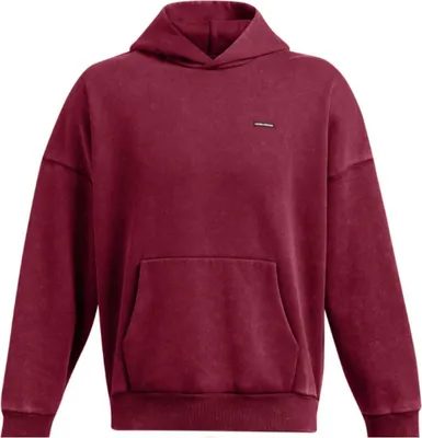 Produktbild von Under Armour Herren Hoodie Ua Icon Hwt FLC Wash Os Hood-Rot 1386552-625__MD