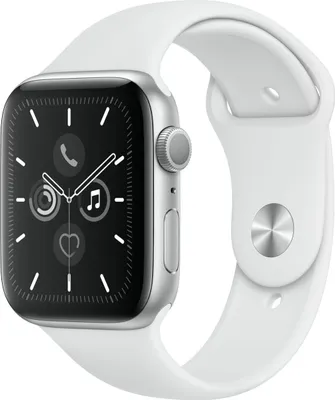 Immagine prodotto di Apple Watch Series 5 44mm Alu Case silver Sportband, Colore:Bianco