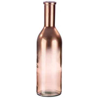 Immagine prodotto di GILDE Vase, Flasche, "Douro", Glas, kupferfarben, , H. 50 cm, D. 15 cm 50093