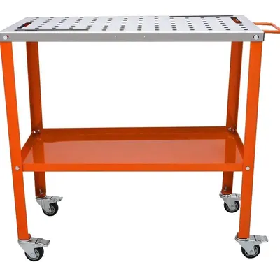 Productafbeelding van Lasbank, draagvermogen 544 kg, mobiel ontwerp, zwart