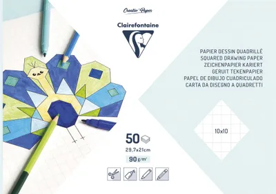Produktbild von Clairefontaine 3065500265233, Abbildung, Mehrfarbig, 50 Blätter, 90 g/m²