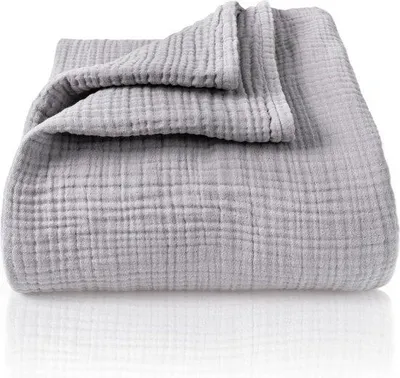 Produktbild von XXL-Katzenmütze aus 100% Baumwolle - extra weicher Sofabanner und Kissenbezug in Grau
