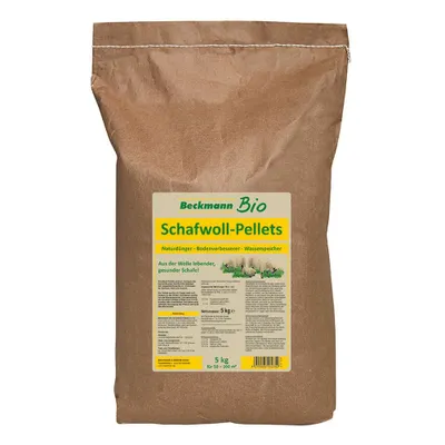 Produktbild von Schafwoll-Pellets Naturdünger 5 kg Papierbeutel