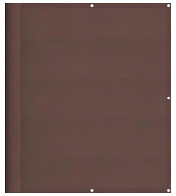 Obrázek produktu pro vidaXL Balkonová zástěna hnědá 120x800 cm 100 % polyester oxford