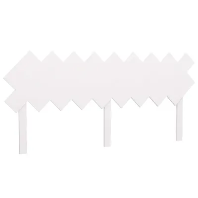 Immagine prodotto di vidaXL Testata del letto bianca 178x3x80,5 cm in legno di pino massiccio
