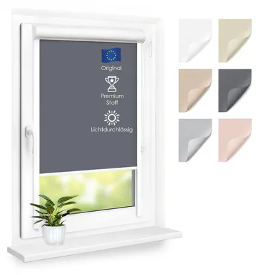 Produktbild von Premium Kassettenrollo mit Seitenschienen, Fensterrollo