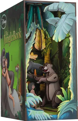 Produktbild von Disney Tiny Adventures Book Nook Mini-Diorama Das Dschungelbuch 23 cm