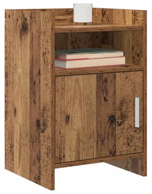 Image de vidaXL Tables de chevet en bois recyclé 40 x 36 x 60 cm, aggloméré