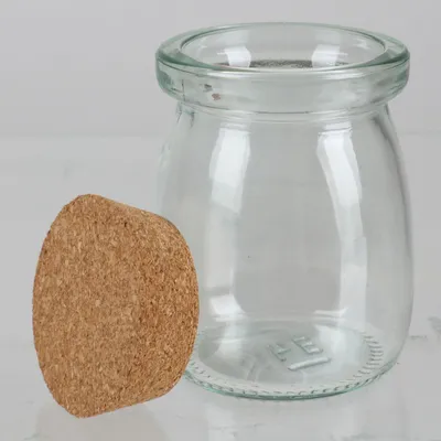 Produktbild von Vorratsglas 80ml mit Korkdeckel | Kleines Glasbehälter für Gewürze, Kräuter & Deko | Nachhaltiges Aufbewahrungsglas mit Naturkorkverschluss