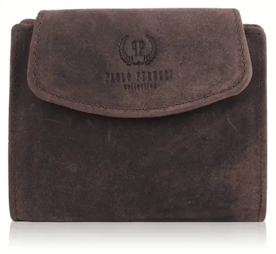 Produktbild von Damen Vintage braun Leder Geldbörse RFID Paolo Peruzzi T-12-HBR