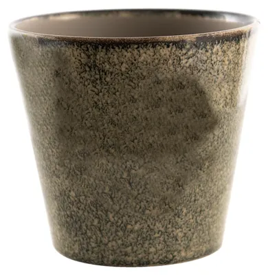 Productafbeelding van Clayre & Eef bloempot, diameter 17 cm, hoogte 16 cm, groen, keramiek