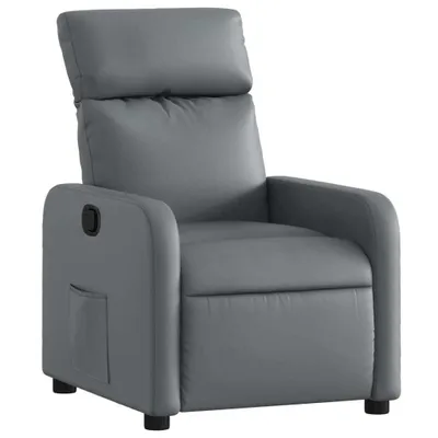 Produktbild von vidaXL Relaxsessel Grau Kunstleder