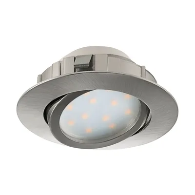 Produktbild von EGLO Pineda, Einbaustrahler, Nicht austauschbare(s) Leuchtmittel, LED, 6 W, 3000 K, Nickel