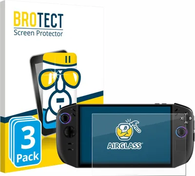 Produktbild von 3x BROTECT Schutzglas für Lenovo Legion Go Gen 2 Schutzfolie Panzer Folie Glas Display Schutz klar