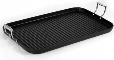 Produktbild von NutriChef Rechteckige Grillpfanne, 51x33cm- Grillpfanne Induktion, Steakpfanne, Grillpfanne Gusseisen, Grill Pan- Antihaftbeschichtet, Kermaik Grill