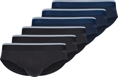 Produktbild von Skiny 6er Pack Basic Slip / Unterhose Slip in klassischer Schnittform, Hoher Tragekomfort, Im modernen Design