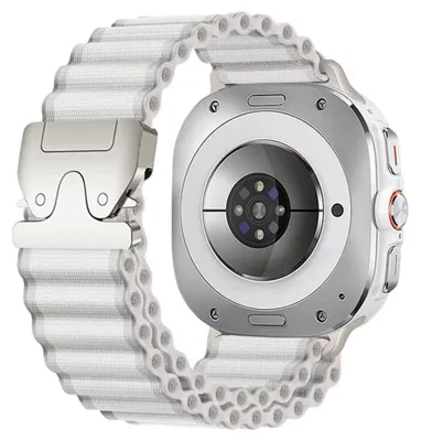 Obrázek produktu pro Nylonový outdoorový řemínek pro Samsung Galaxy Watch 8 / 8 Classic Sport – náhradní, bílý