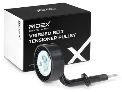 Produktbild von RIDEX 310T0029 Spannrolle Keilrippenriemen für VW Golf VII Schrägheck (5G1, BQ1, BE1, BE2) für BMW 3 Touring (E91) 3 Limousine (E90) 3 Limousine (E46)