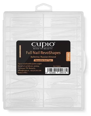 Produktbild von Cupio Tips RevoShapes Full Nail  Ballerina / Russian Almond Set 120 Stück