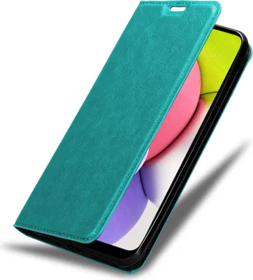 Immagine prodotto di Cadorabo custodia per Samsung Galaxy A03s custodia protettiva in turchese custodia per cellulare custodia cover chiusura magnetica