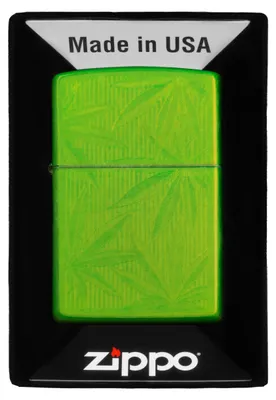Zdjęcie produktu dla Zapalniczka Zippo Cannabis Leaves Design 60007214