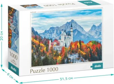 Produktbild von Schloss Neuschwanstein Puzzle 1000 Teile Für Die Ganze Familie