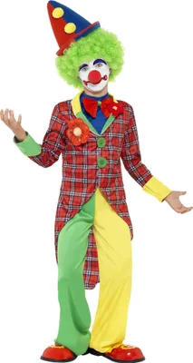 Produktbild von Partyclown - Kostüm für Fasching und Halloween Kindergröße: 146-158