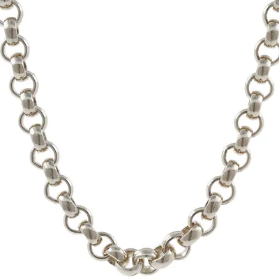 Produktbild von Silberkette Erbskette Länge 50cm - Breite 4,5mm - 925 Silber