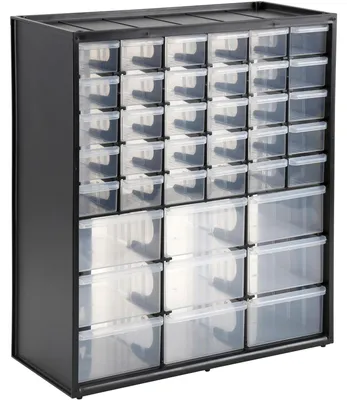 Image de Casier de Rangement - 39 compartiments - 36,5 x 16 x 44,5 cm - STANLEY, 1-93-981