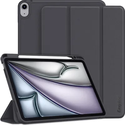 Produktbild von iPad Air M2 11 Zoll Hülle Dunkelgrau mit Stifthalter