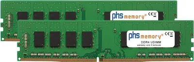 Image de PHS-memory 16GB (2x8GB) kit mémoire RAM pour QNAP TS-877XU-RP-1200-4G DDR4 UDIMM 2400MHz (SP276575)