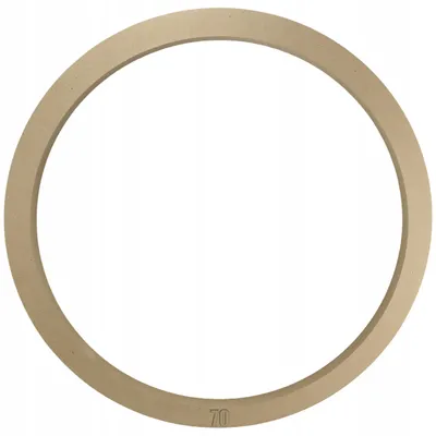 Produktbild von Bastelring 70cm Runder Keilrahmen für Leinwand – Massiver MDF Dekoring für Makramee & Traumfänger