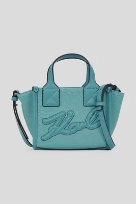 Obrázok produktu pre Dámska kabelka Karl Lagerfeld, model K Skuare Small Tote, farba: tyrkysová, kód: A3W30028