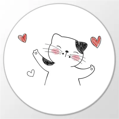 Produktbild von Huuraa Magnet Katze Geschenk Kühlschrankmagnet 59mm Kühlschrankmagnet Flaschenöffner Katze Präsent