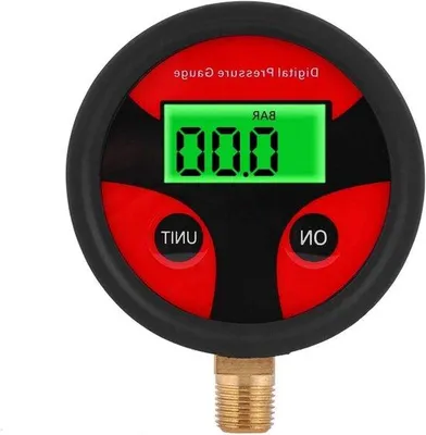 Productafbeelding van Digitale Bandenspanningsmeter - Manometer Auto - Banden Controleren - Automatisch Alarm - 0-200psi - Zwart
