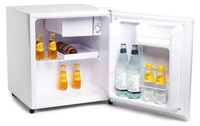 Mini-Kühlschrank 46 L Kompressor leise Minibar Büro
