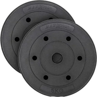 Obrázek produktu pro MAXXIVA Sada kotoučů, cementová výplň, černé, 2 x 5 kg