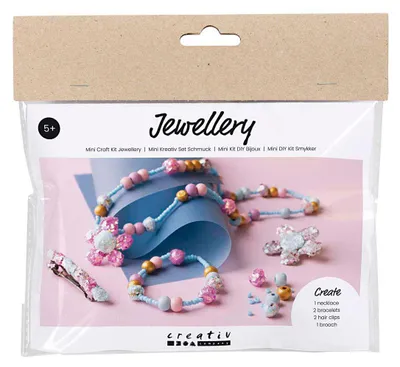 Obrázok produktu pre Creativ Company 977747, Detská súprava na výrobu šperkov, 5 rok / roky, Viacfarebný