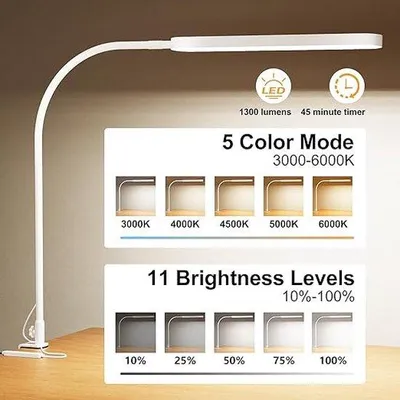 Zdjęcie produktu dla Lampa LED, 50 x 60 x 85 cm (szer. x gł. x wys.), czarna, kompaktowa