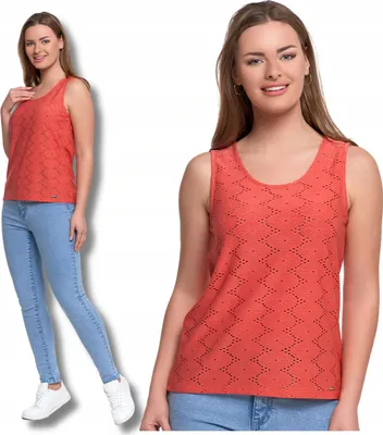 Produktbild von Moraj | Ajourbluse Damen - Größe L - Ärmellos - Elegantes Top - Damenmode