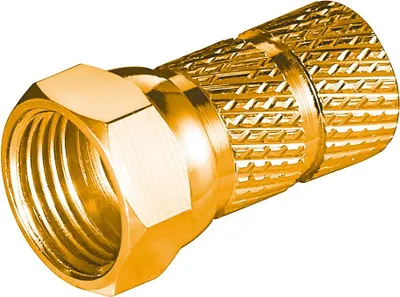 Produktbild von Wentronic WEF 6.5 C 20mm Cu BIG NUT, 6,5 mm, 2 cm, Gold