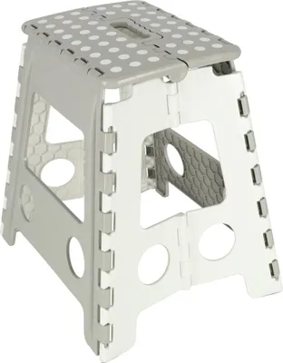 Image de Tabouret pliant antidérapant 39 cm gris clair