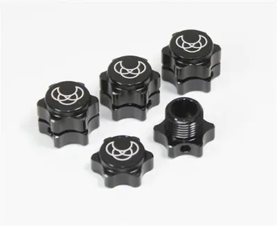 Produktbild von Absima Radmitnehmer inkl. Endkappe 17mm schwarz (4 St.)