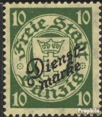 Produktbild von Briefmarken Danzig 1924 Mi D42a  gestempelt Dienstmarke