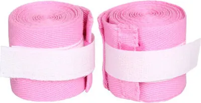 Zdjęcie produktu dla Bandaż bokserski Fit Box różowy, opakowanie 1 para